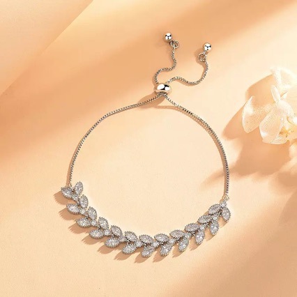 Forest-Style Niche Design, Fashionable and Simple Wheat Ear Hand Jewelry, High-End Personalized Series Bracelet for Women, Light Luxury Style