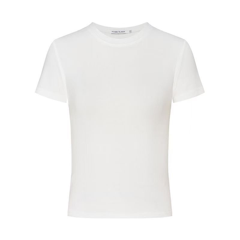 Zhenghong camiseta de manga corta camiseta de base de mujer 2026 primavera y otoño nuevo comercio exterior ropa de mujer coreana delgada chica caliente con camiseta superior