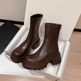 �R��ѥŮС���Ӻ������8cm��ѥ�ﶬ��������ѥ�߸��@���L��Ͳѥ