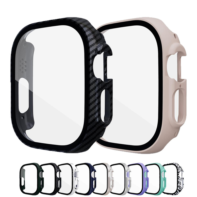 For Apple iWatch8 49mm Protective Case Apple Watch8 ultraPC Tempered Film All-in-One Case