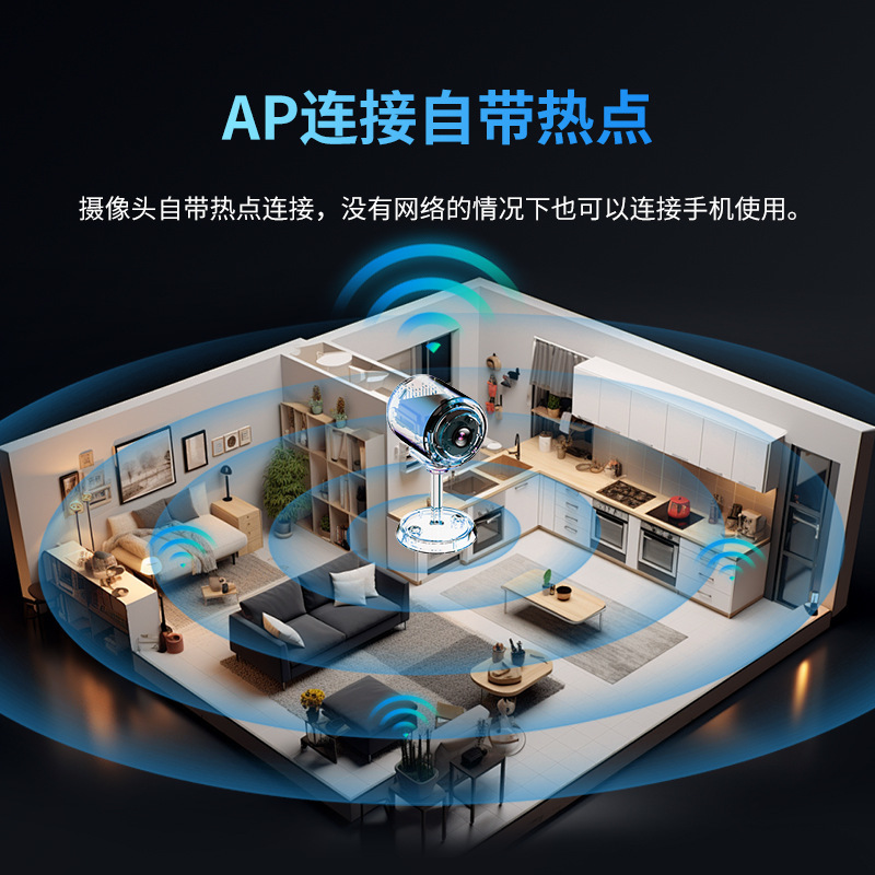 家庭用介護用携帯電話を直接接続できるWiFiリモートスマートアラームモニター用のパンチフリーバレット監視カメラ|undefined