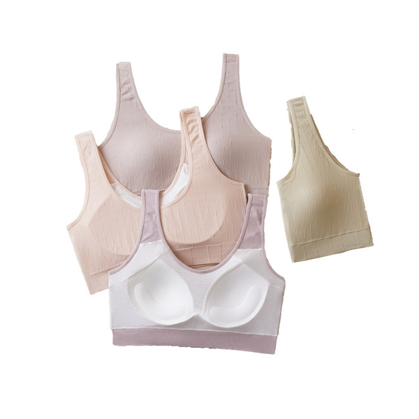 Breathable comfortable push up bra