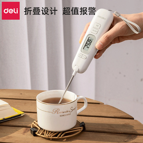 Deli 8899 food electronic thermometer household water thermometer for kitchen use