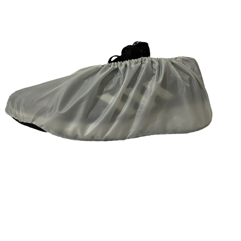 Cubierta de zapato de tela impermeable a prueba de lluvia de seda lluvioso día zapato cubierta antideslizante hogar a prueba de aceite engrosada antideslizante inferior cocina 10 pares envío gratuito