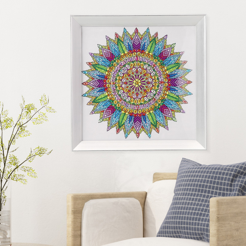 Ventas transfronterizas calientes nórdicas pinturas de diamantes 5D de forma extraña mariposa dibujos animados puntos de perforación fábrica venta directa pintura decorativa al por mayor