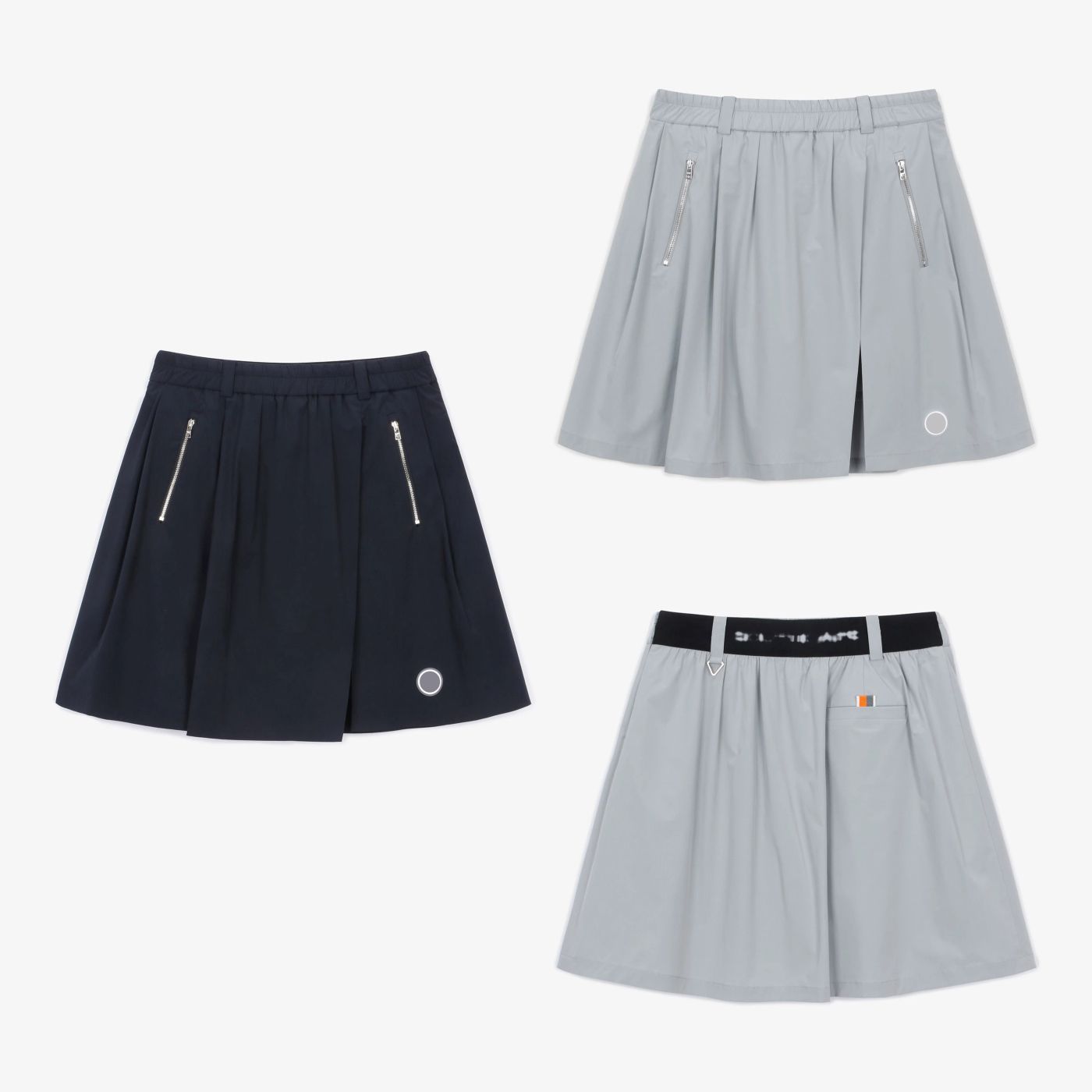 New Korean Golf 24 Summer Waist Slimming Quick-Drying Fabric Outdoor Anti-Light Breathable Flared Pants Short Skirt