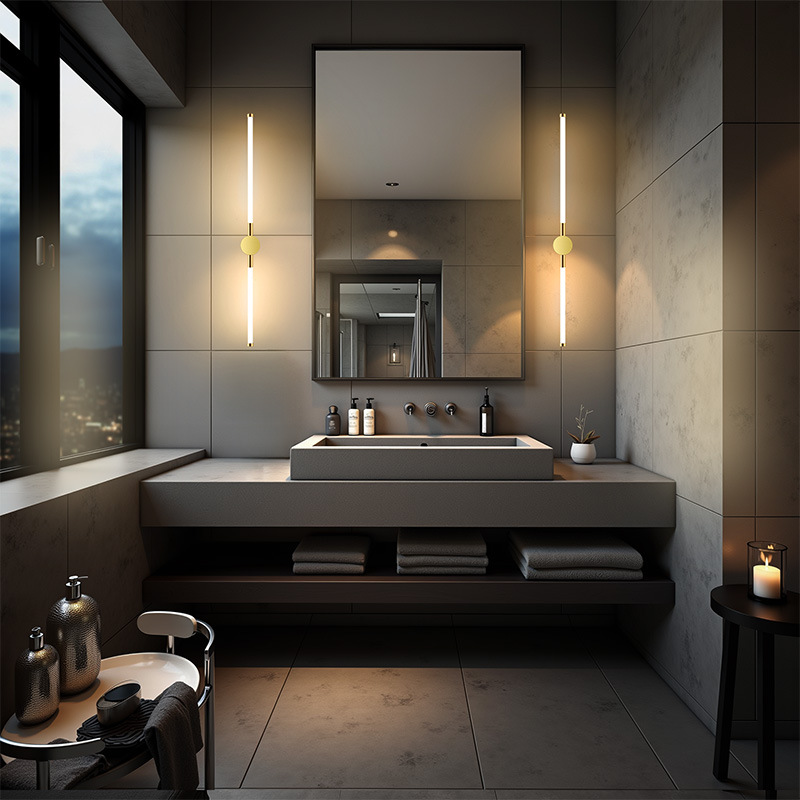 Nordic Luxury LED Linear Indoor Strip Light High-end Decorative Living Room Bedroom Bedside Wall Lamp_voghion.com