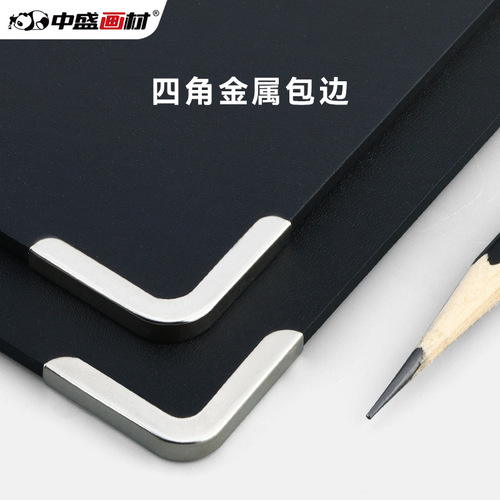 Cross-border wholesale black 8k sketchpad waterproof board holder 8 open drawing pad sketchpad art supplies