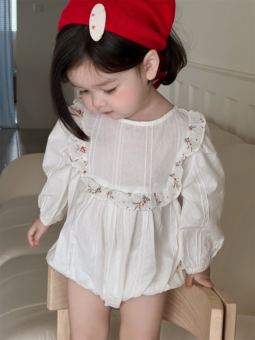 Bebé de otoño encaje camiseta 2025, nuevo producto de otoño, ropa infantil coreana, ropa de niña, ropa de otoño bebé