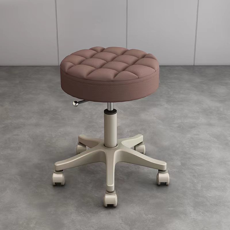 Internet celebridad simple peluquería salón de uñas silla redonda con ruedas taburete de belleza salón de belleza polea giratoria elevación redonda taburete