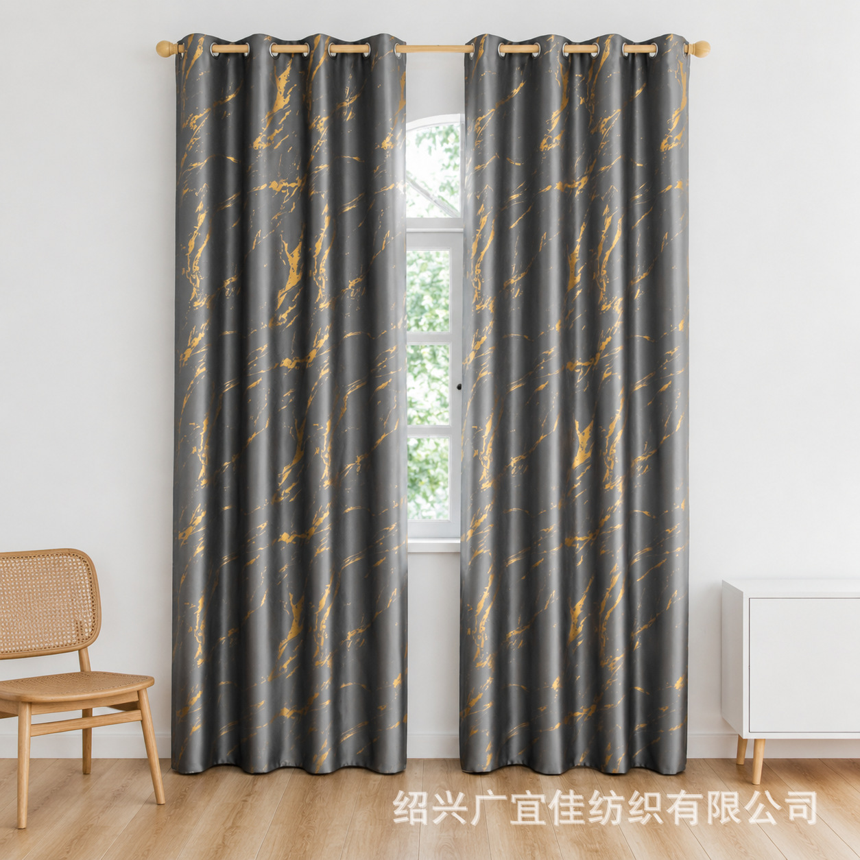 Amazon transfronteriza cortina de generación de doble cara caliente plata positivo y negativo disponible completo sombreado sala de estar cortinas producto terminado al por mayor