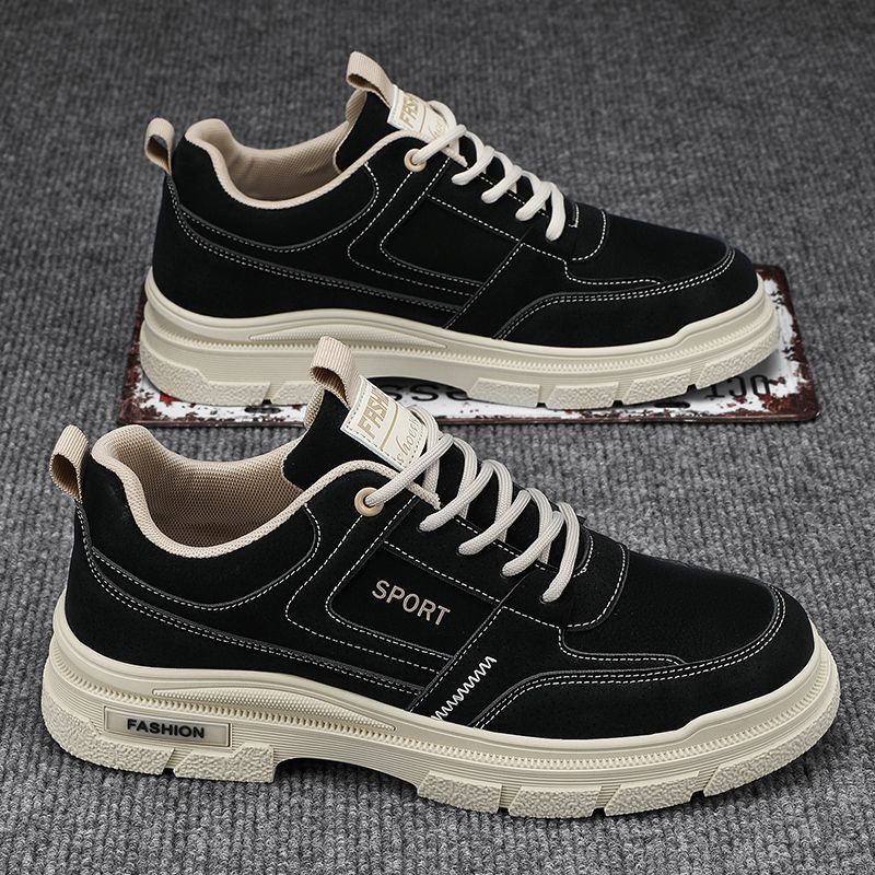 Zapatos de hombre 2024 nuevo otoño coreano para trabajar al aire libre resistente al desgaste de montaña deportes casuales versátiles zapatos de moda