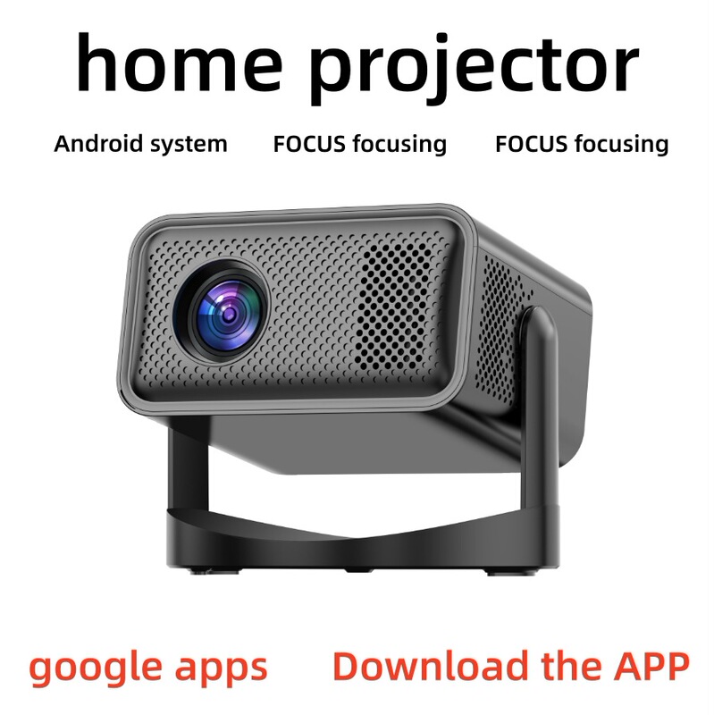 [Cross-Border Hot Item] Foreign Trade Projector Proyector with Built-In HDMI Interface and App Application for Mobile Screen Projection
