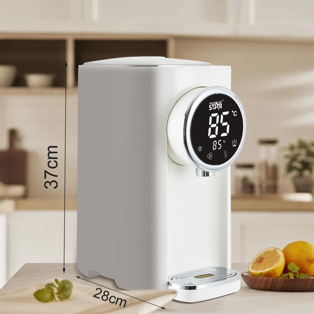 Hogar de la estrella ganadora con pantalla LCD niños bloqueo hervir agua aislamiento térmico protección contra sobrecalentamiento botella de agua eléctrica