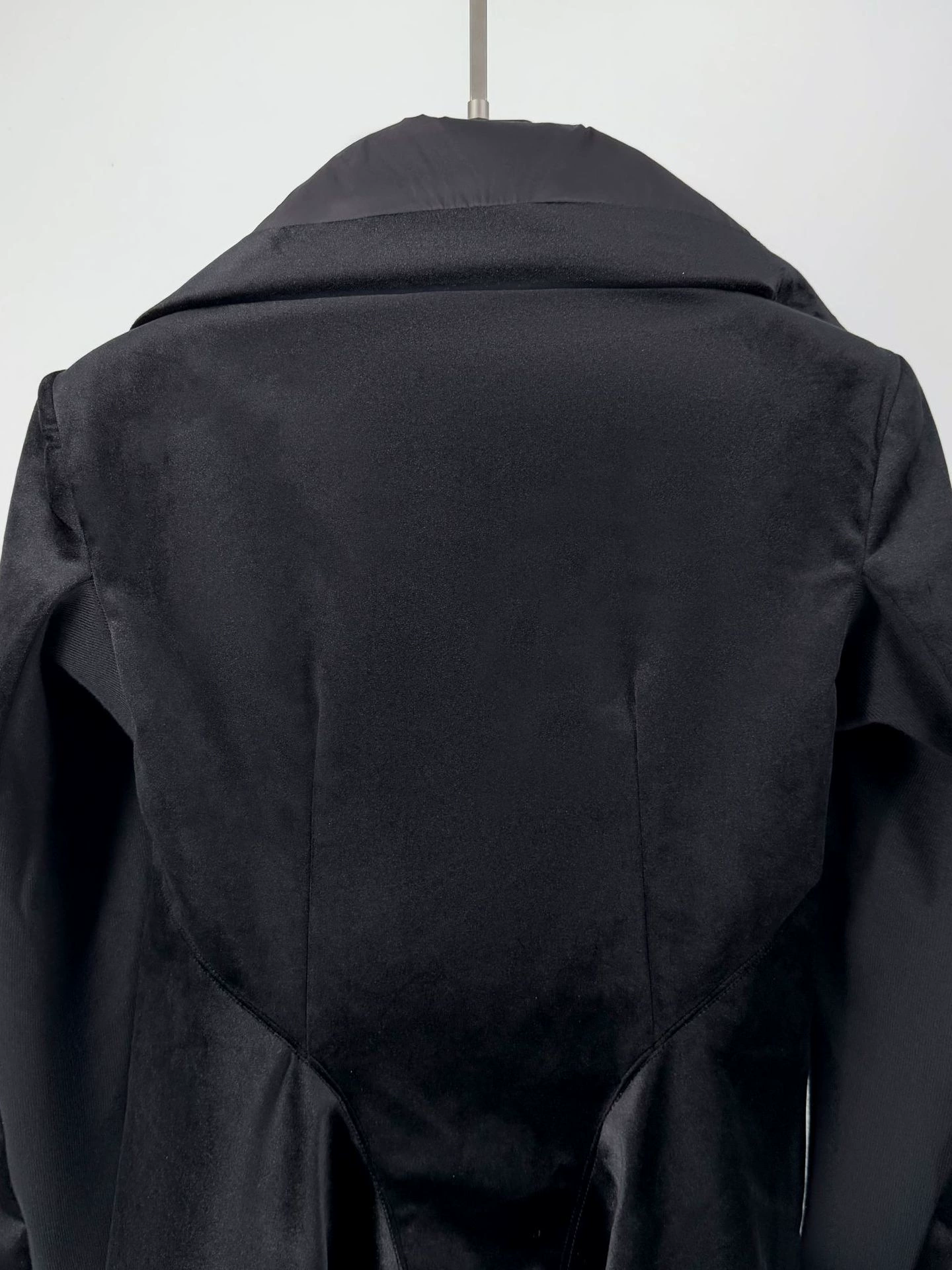 Spring jacket, classic black rostometer with zipper, (Physicals), slim fit