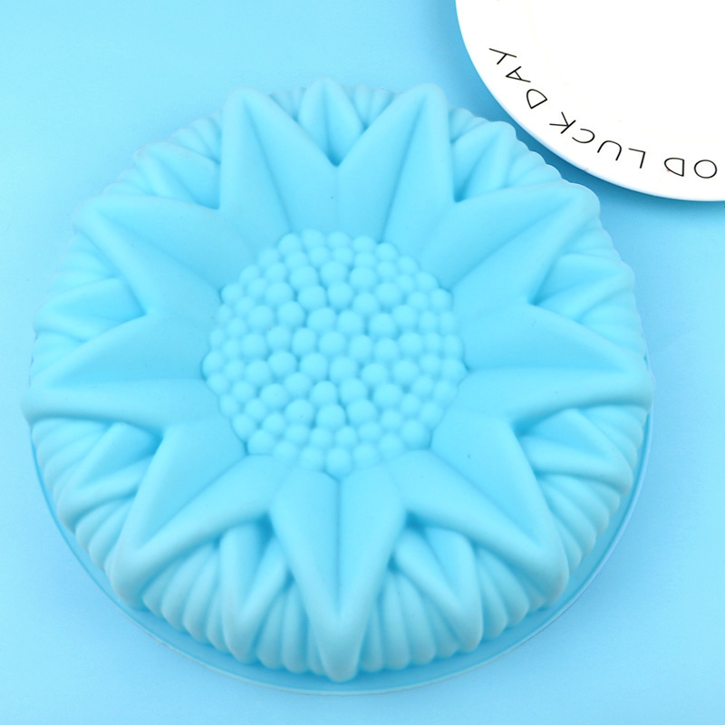 Spot Wholesale Large Silicone Cake Mold Silicone Oven Cake Mold Sunflower Sunflower Shape