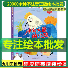 儿童梦想和成长绘本冲向大海的小鸡 精装硬壳绘本故事幼儿园阅读