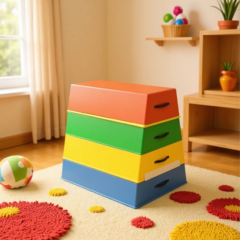 Ready Stock Wholesale Children's Training Equipment Fitness Jump Box Soft Package Combination Multi-Functional Gymnastics Sports Supplies