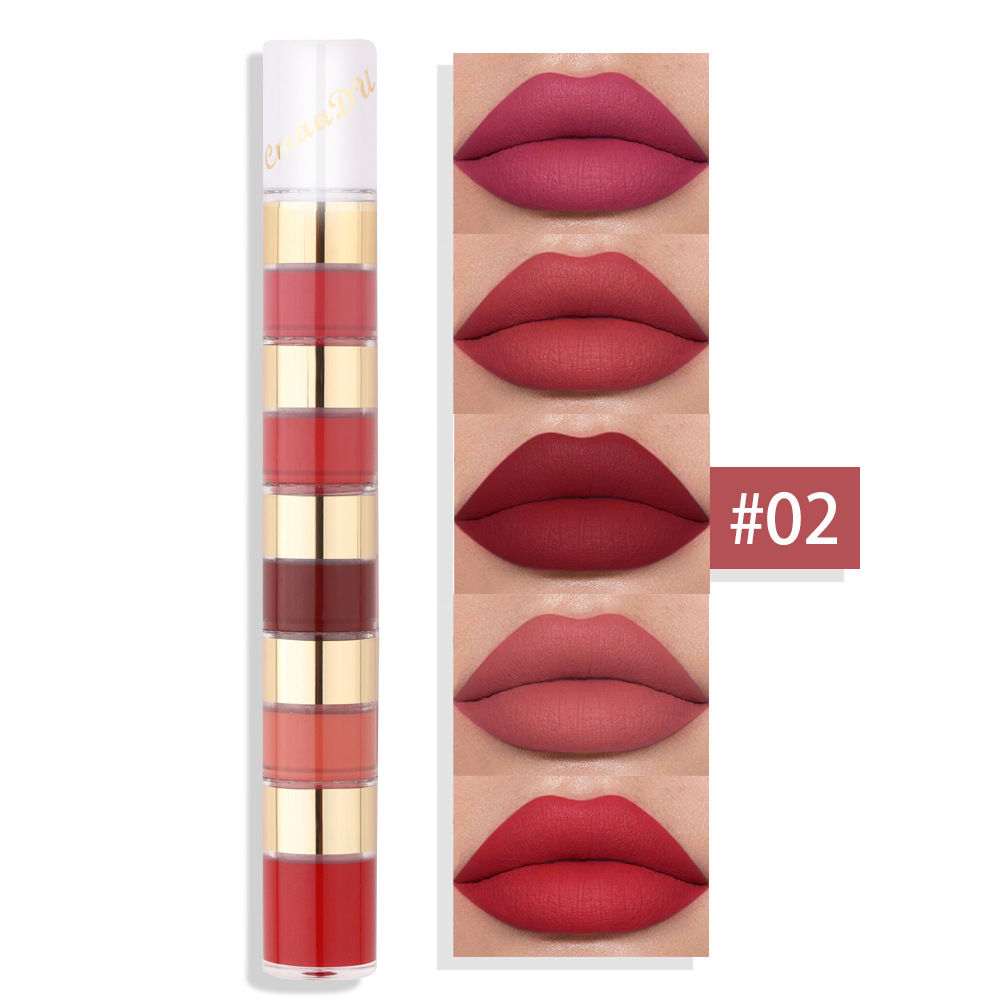 Check it out! Link Disclaimer - Exclusive for foreign trade :CmaaDu 20-color waterproof and long-lasting Lip gloss box set undefined