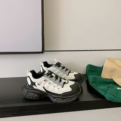 明星同款运动鞋女2025年秋季新款百搭厚底蘑菇运动休闲鞋子潮