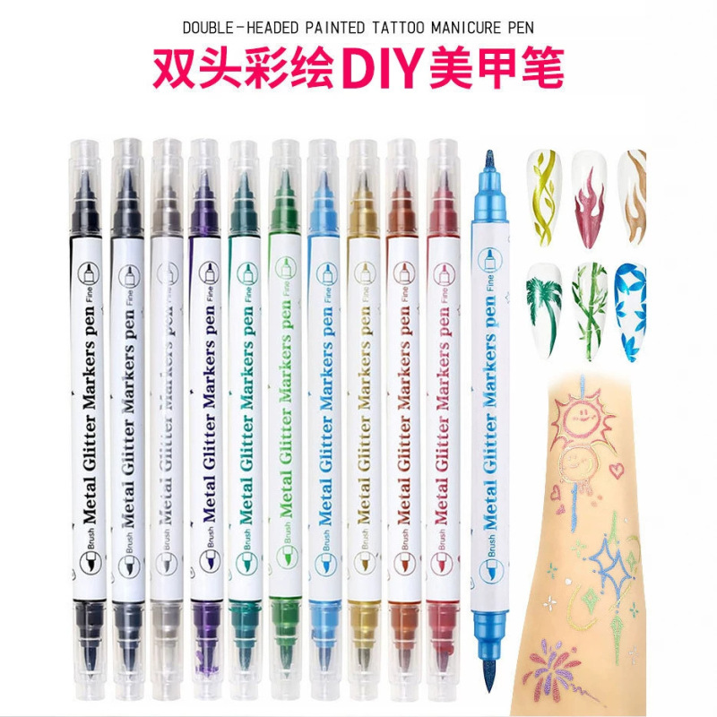 Body Painting Pen, Temporary Tattoo Pen, Kindergarten Performance Tattoo Nail Art Pen, Skin Hand-Painted Long-Lasting Marker Pen Body Painting Pen, Temporary Tattoo Pen, Kindergarten Performance Tattoo Nail Art Pen, Skin Hand-Painted Long-Lasting Marker Pen