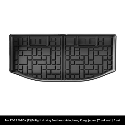 Trunk Mat – Trunk Mat Seat Back Cushion - 17-23-honda-n-box-jf3jf4-right-hand-drive-trunk-mat-fuelsoutheast-asiahong-kongjapan-black