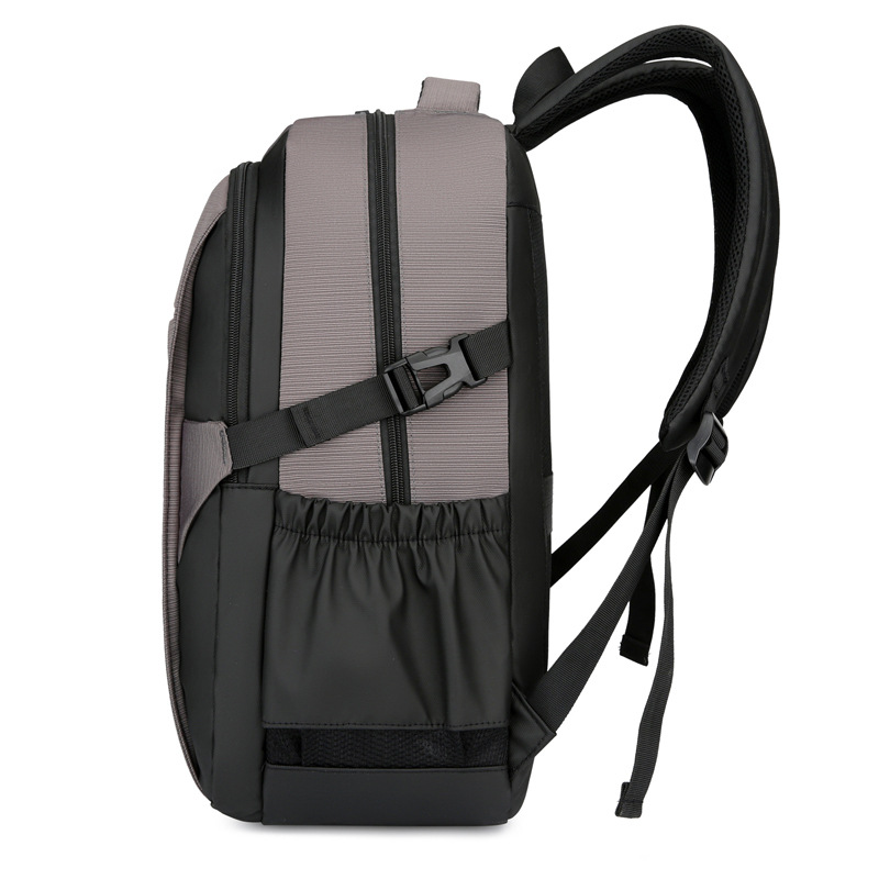 2022新款商务电脑包 多功能简约双肩背包大容量学生书包一件代发