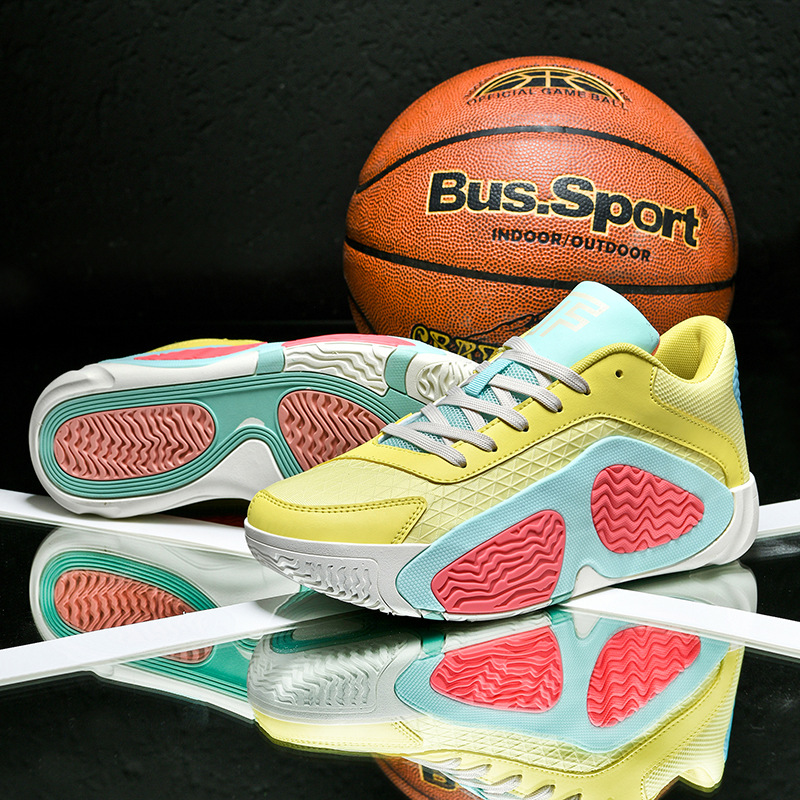 Nuevas zapatillas de baloncesto transfronterizas para hombres zapatos basketball boots para jóvenes estudiantes de primaria y secundaria zapatos deportivos de combate real para hombres