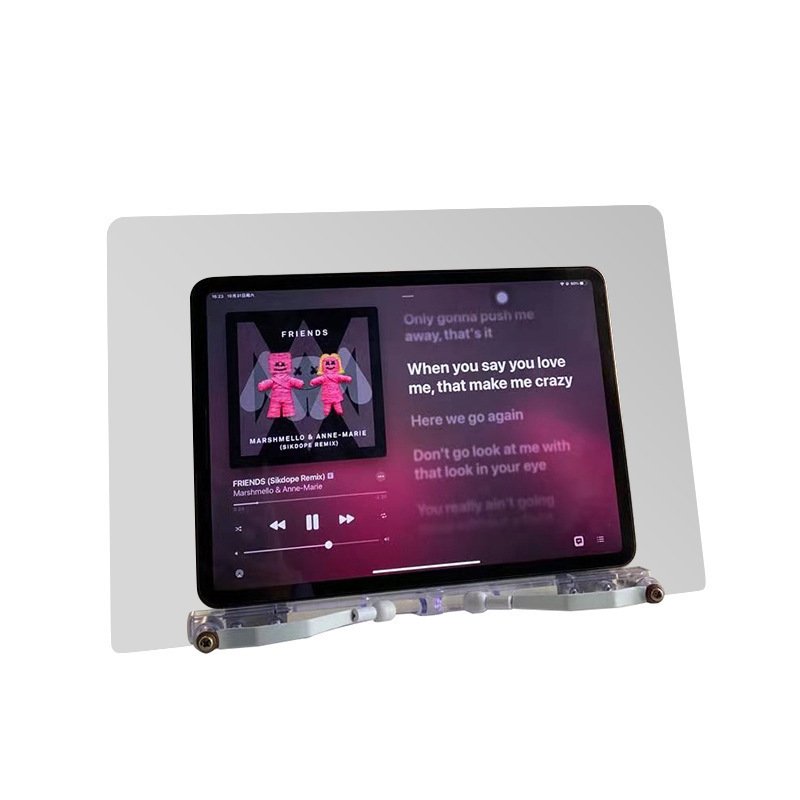 亚克力阅读架 韩国ins风透明读书架学生桌面书立ipad支架看书神器|undefined