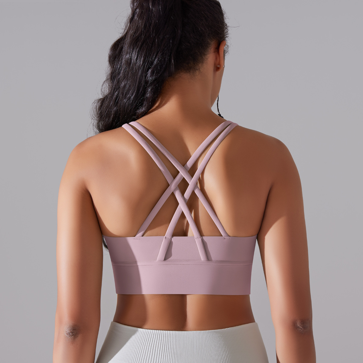 127g Weight Sleeveless Sleeve Length Nylon, Spandex Fabric Type Short Top Length Halter Crisscross Tank Tops Type Fitness, Yoga Occasion U Neck Neckline Solid Color Pattern Sports Style Sports Solid Color Nylon Spandex U Neck Active Tops Halter Crisscross Tank 52
