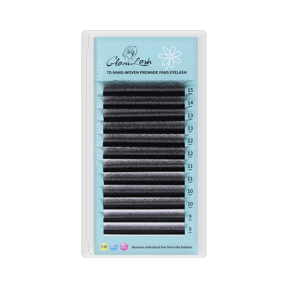 GLAMLASH 0.07 Естественно густые культивированные ресницы 7D не легко ослаблять корни и цветение ресниц