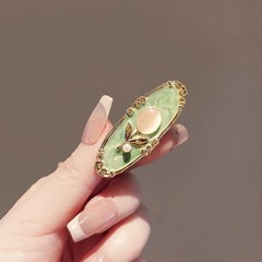 法式田园少女气质花朵鸭嘴夹甜美侧边夹子前额碎发夹清新小号头饰