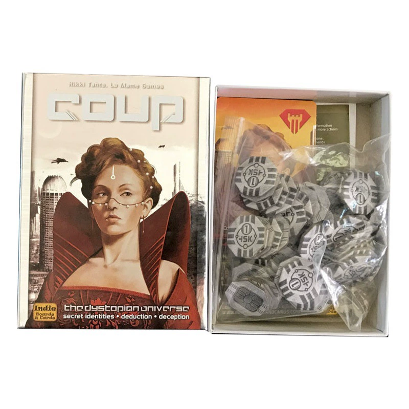 Английская версия COUP City coup настольная игра Квест Артур легендарная группа сопротивления COUP реформация