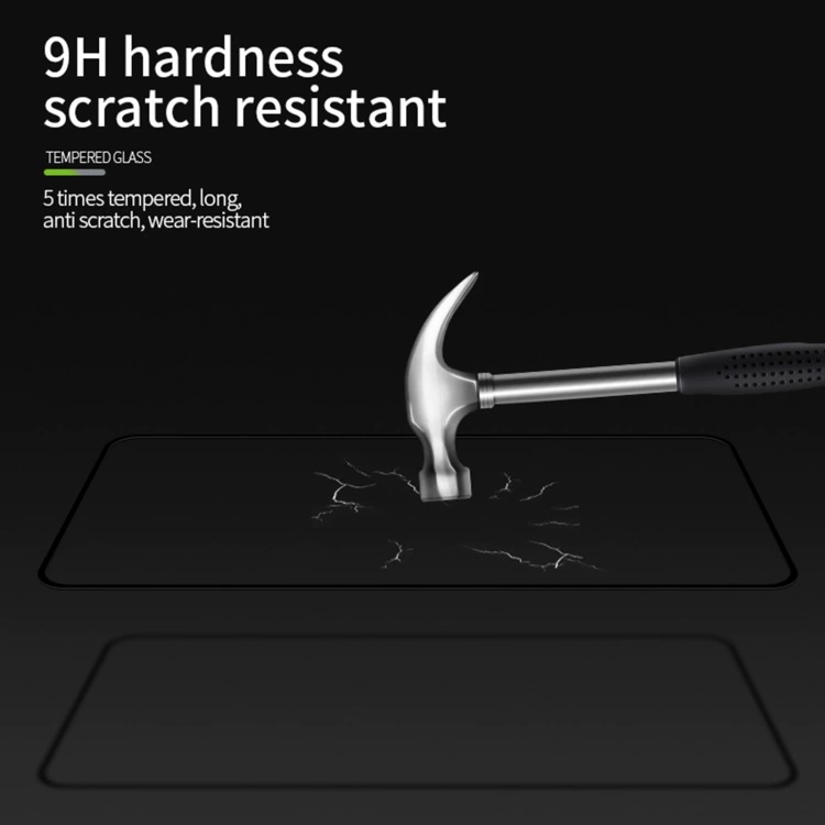 Подходит для Google Pixel 5, защитное закалённое стекло 9H 2.5D на весь экран, золотистая отделка