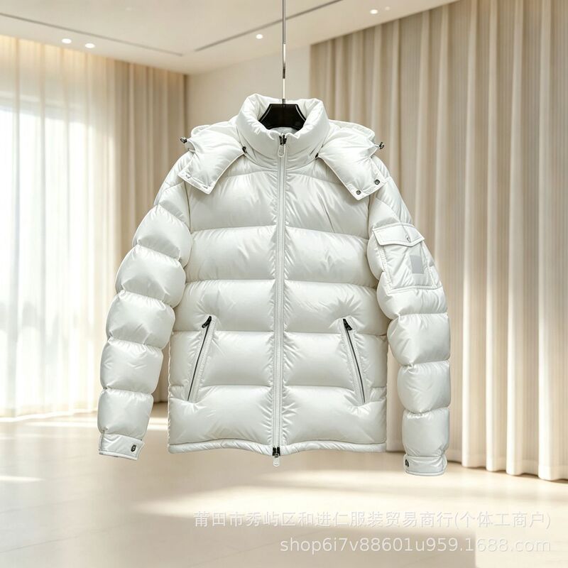 2026 New Model Moncler Maya down Jacket White Goose down Maya Short Hooded Unisex Winter Warm Coat 2026 New Model Moncler Maya down Jacket White Goose down Maya Short Hooded Unisex Winter Warm Coat