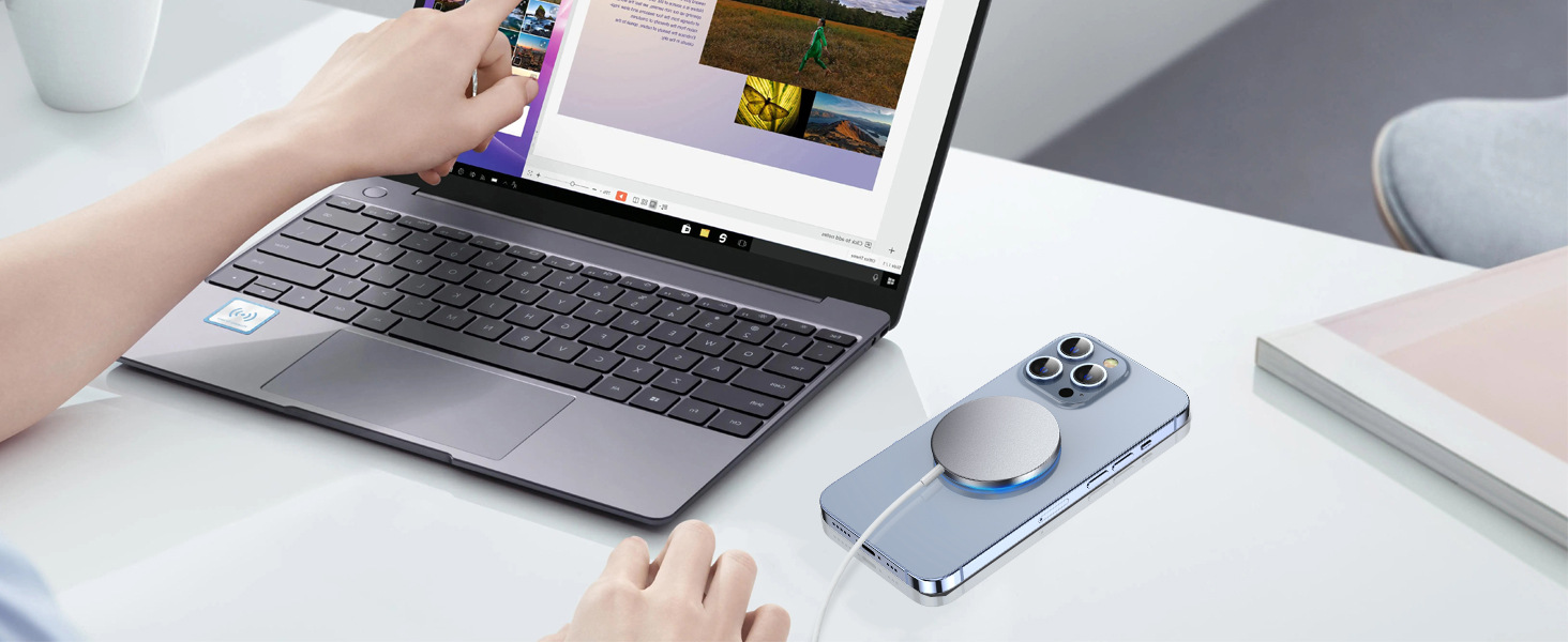 Caricabatterie wireless magnetico singolo - Prodotto di e-commerce molto popolare per telefoni_voghion.com