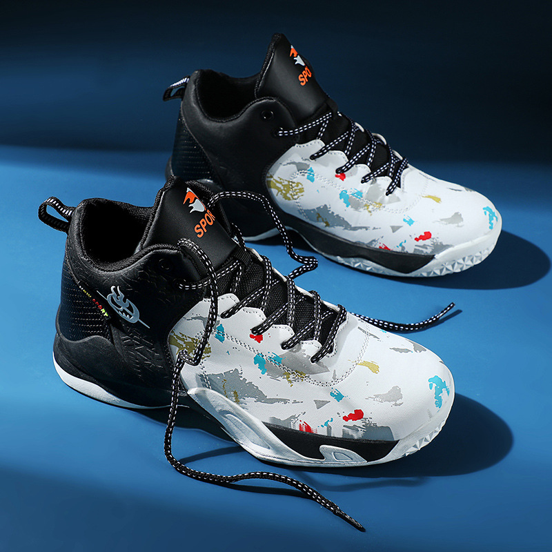 Chaussures pour hommes printemps baskets montantes hommes collégiens été 2023 nouvelles chaussures de sport de basket-ball_voghion.com