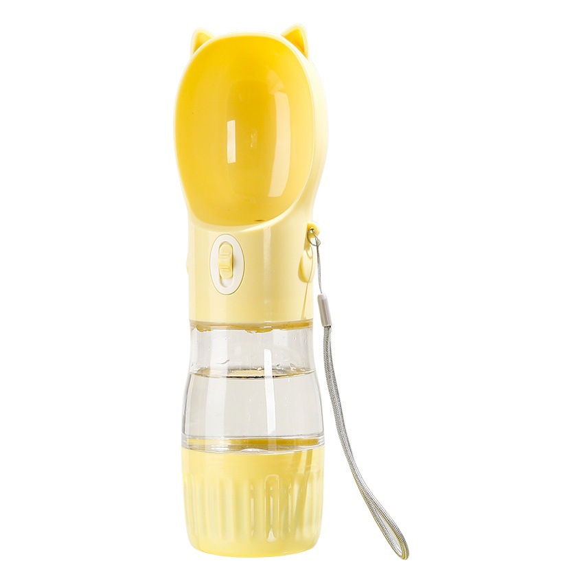 Botella de agua portátil para mascotas, ideal para viajes