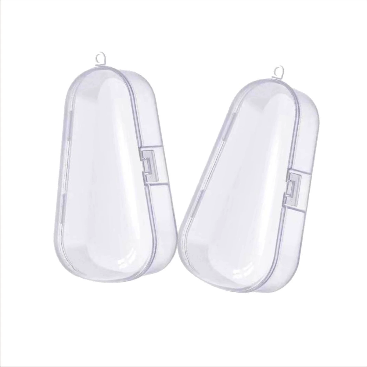 Оптовая Продажа с фабрики коробка с каплями воды Детская резинка укус музыка еда прозрачная коробка полипропиленовая коробка для хранения треугольная коробка