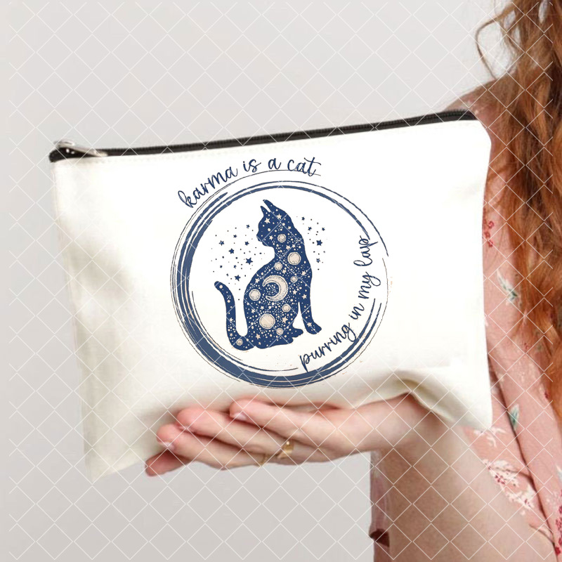 Taylor Music Swift álbum impreso lienzo cosmético bolsa monedero de la moneda de las mujeres bolsa de lápiz transfronterizo comercio exterior