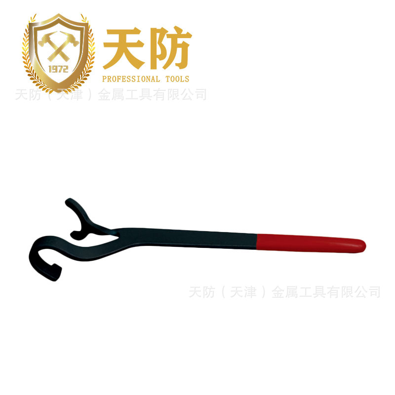 【5件起包邮 支持小额批发】天防钢制工具 钢制带爪阀门扳手