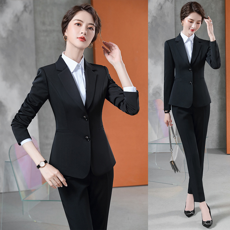 酒店西装套装女士2025新款气质职业装女神范小西服外套正装工作服
