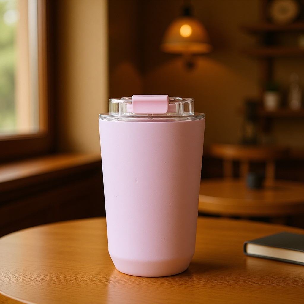 Nuevos productos transfronterizos 304 tazas de café de acero inoxidable tazas de vacío portátiles creativas y simples tazas de agua DIY en stock