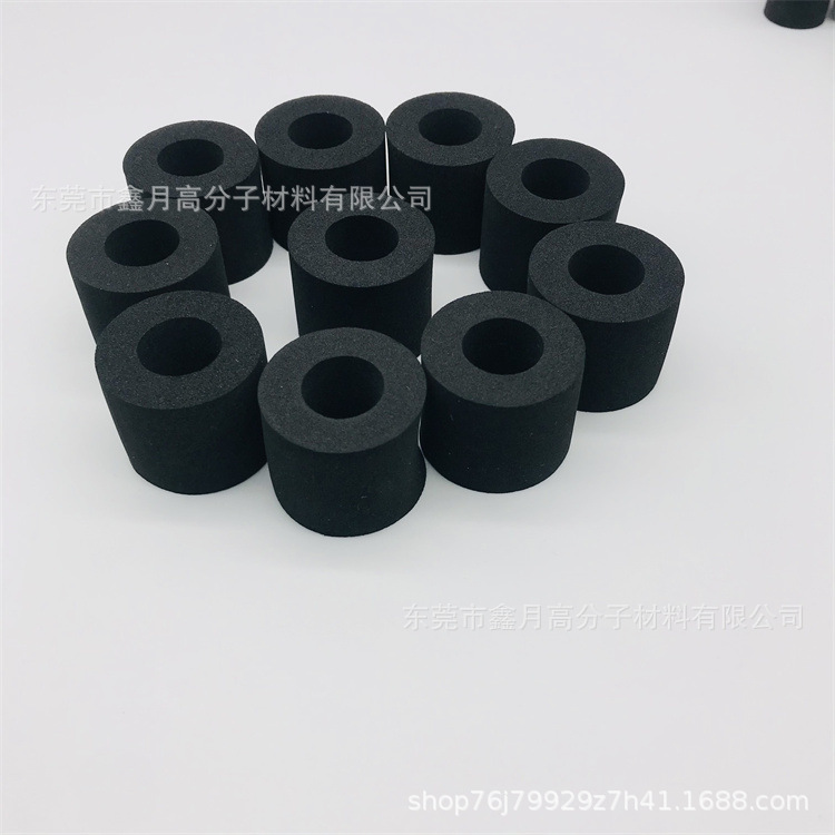 冲压高弹EVA空心小柱子 高弹EVA冲压圆形柱子 机器配件保护套垫片