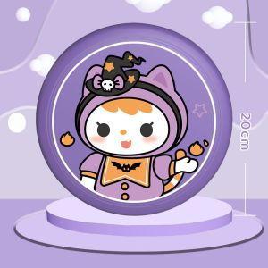 [original design]--purple cat [soft and thickened-diameter 20cm]