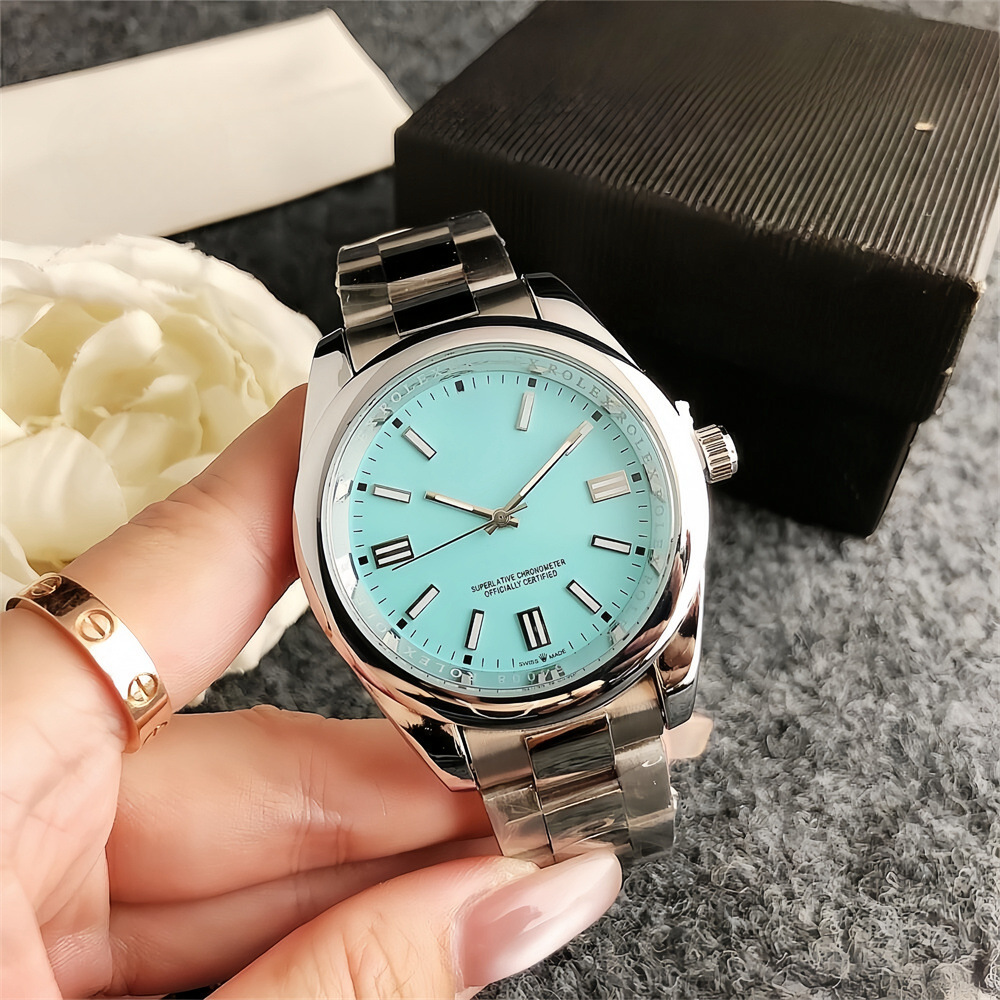 Wholesale Aperture Log Women's Watch Trendy Sports High-End Exquisite Watch Classic Oyster Case Calendar Watch
