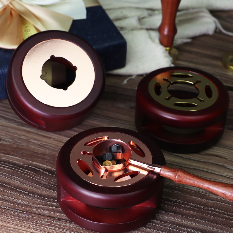 Fuego pintura sello horno de ciervos de hierro hueco redondo horno de pintura de fuego vintage Barra de cera horno de palo de cera