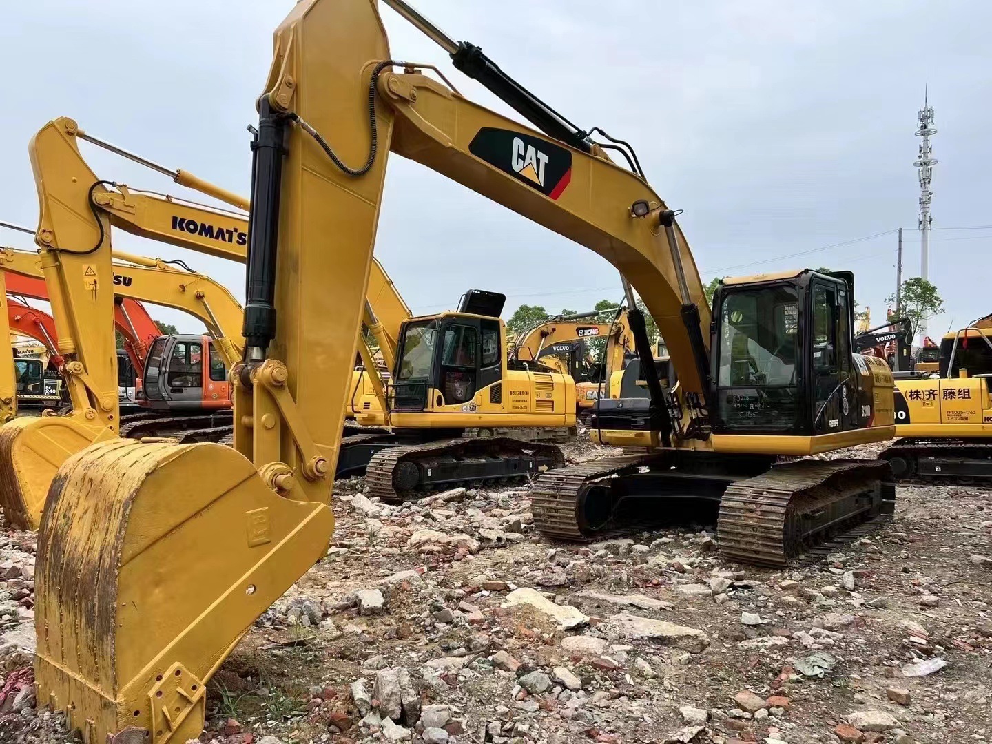 Excavadoras de segunda mano importadas Carter320 323 325 Exportaciones