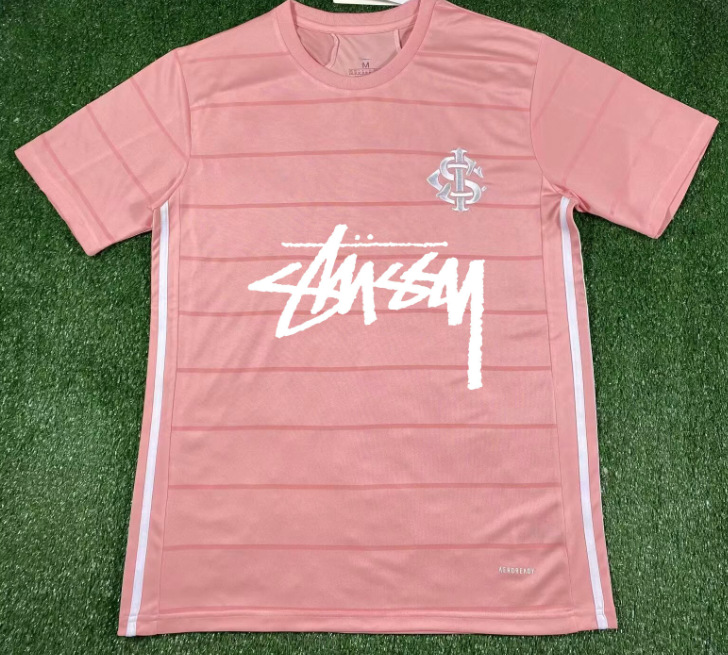 Stussy Jersey Brasil Flamengo Italia Edición conmemorativa Portugal París Francia Uniforme de fútbol