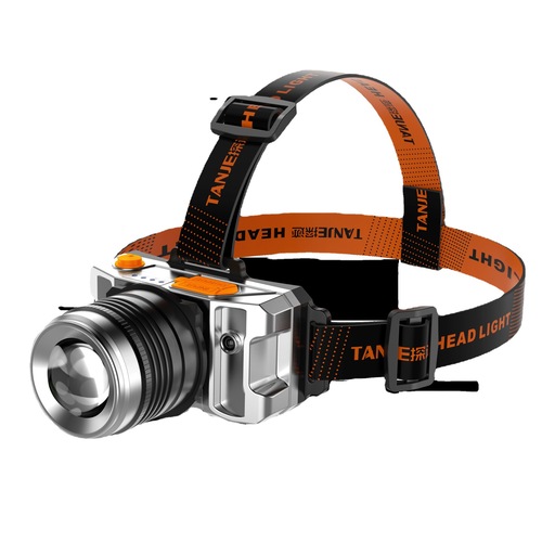 Cross-border LED headlight strong light rechargeable long-range waterproof super bright head-mounted night fishing outdoor induction miner's lamp